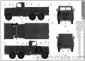 EINHEITSDIESEL Pritschenwagen metal cargo body - 1/35