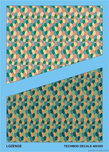 48039 kamuflaż LOZENGE wer. 4 kolorowa