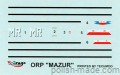 ORP MAZUR wz.39 ok. artyleryjski - 1/400