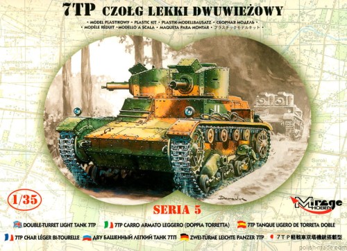 7TP (DWUWIEŻOWY) czołg lekki - 1/35