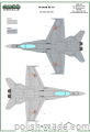 D48089 EF-18 SPANISH STANDARD MAKINGS+STENCILS