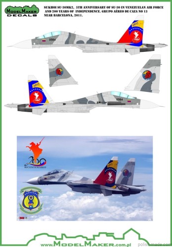 D32042 SU-30 Venezuelan - 5/200th anniversary