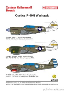 72030 Curtiss P-40N-5 Warhawk