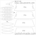 MK-L-211 - USS LAFAYETTE 1863 wręgi - 1/200