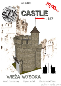 CASTLE - Wieża wysoka - C08 - 1/87(H0)