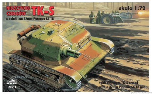 TK-S z 37mm Puteaux SA18 - 72511 - 1/72