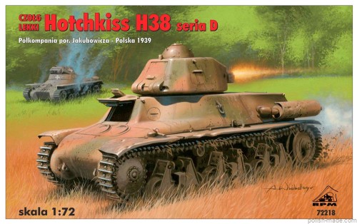 HOTCHKISS H38 seria D - 72218 -1/72