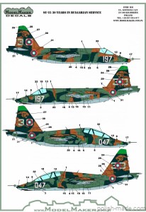D72103 Su-25 30 Years in Bulgarian service