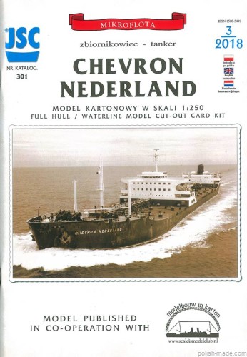 JSC-301 - CHEVRON NEDERLAND zbiornikowiec - 1/250