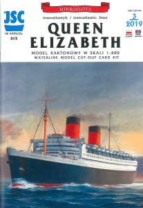 JSC-413 - QUEEN ELIZABETH transatlantyk - 1/400 