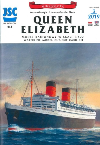 JSC-413 - QUEEN ELIZABETH transatlantyk - 1/400 