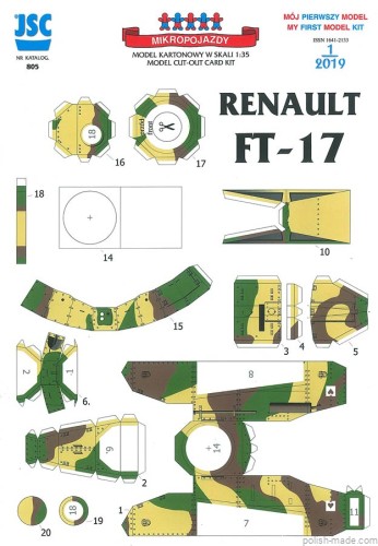 JSC-805 - RENAULT FT-17 - 1/35