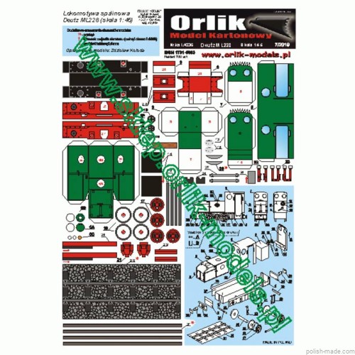 Deutz Ml228 lokomotywa spalinowa - A036 - 1/45