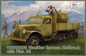V3000S/SSM Maultier with Flak 38 - 72075 - 1/72