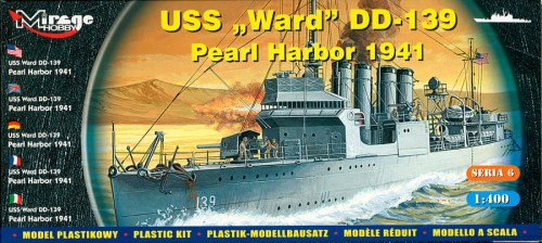 USS 'WARD' DD-139  'Pearl Harbor 41' - 1/400
