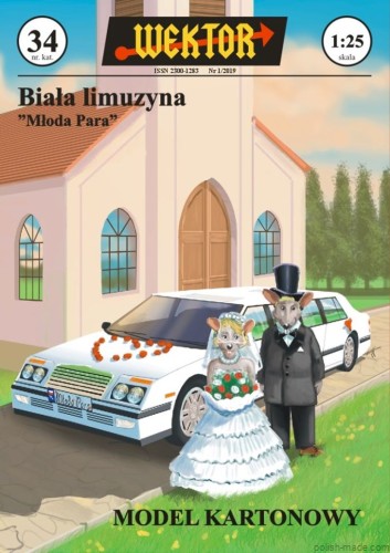 Biała limuzyna 'MŁODA PARA' - nr.34 - 1/50
