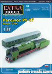 EX066 - 1/2020 - Parowóz Pt-47 + wagon 120A - 1/87 (H0)