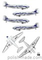 K- DC-3/C-47 AIR FRANCE 1960r 1/144