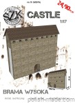 CASTLE - Brama wysoka - C10 - 1/87(H0)