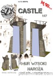 CASTLE - Mur wysoki naroża - C12 - 1/87(H0)