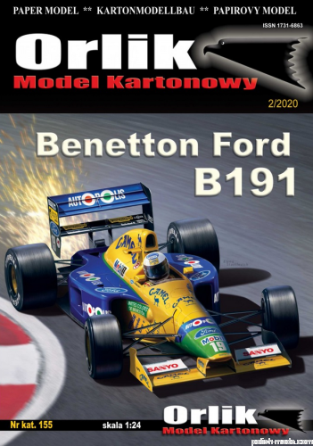 Benetton Ford B191 - 155 -1/24