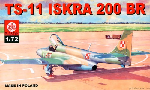 PZL TS-11 ISKRA BR 200 - 1/72 model plastikowy