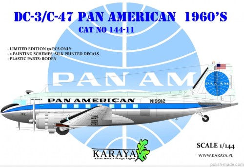 DC-3 PanAm - 1/144