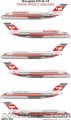 K - DOUGLAS DC-9-14 TWA - 1/144 