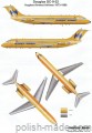 K - DOUGLAS DC-9-32 Hughes Airwest - 1/144