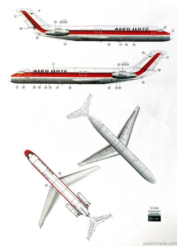 K - DOUGLAS DC-9-15/32 Aero Lloyd/Germania Air - 1/144 