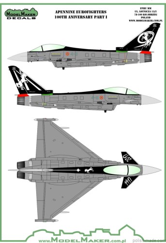 D72141 Apennine Eurofighters Part I - 100th Anniversary