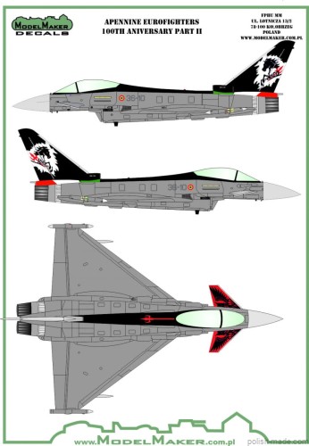 D72142 Apennine Eurofighters Part II - 100th Anniversary
