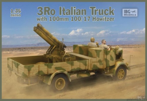 3Ro Truck with 100/17 Howitzer  - 1/35