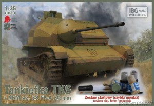 Tankietka TKS z NKM wz.38 FK-A - Zestaw Start + farby - 1/35