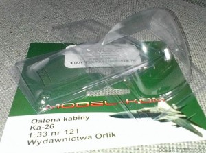 Kamow Ka-26 - oszklenie - 121S - 1/33