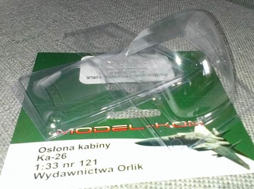 Kamow Ka-26 - oszklenie - 121S - 1/33