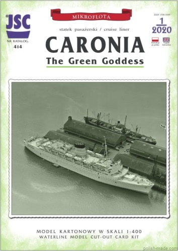 JSC-414 - CARONIA statek pasażerski - 1/400