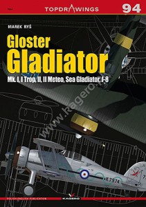 TOPDRAWINGS 94 - Gloster Gladiator Mk. I/I Trop/II/II Meteo/Sea/J-8