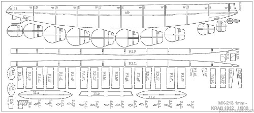 MK-L-213' - ok.podwodny KRAB wręgi - 1/200