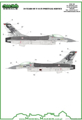 D72059 F-16AM - 20 Years in Portuguese service