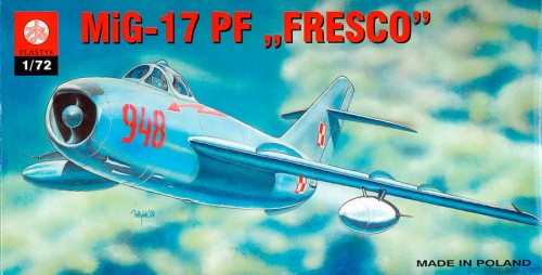 MiG-17 PF FRESCO - 1/72 model plastikowy