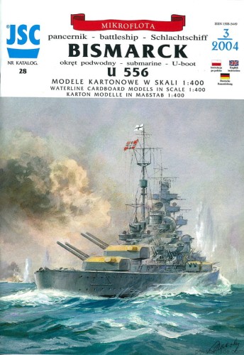JSC-028 - BISMARCK / U 556 - 1/400