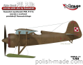 PZL P.11c z nartami Szomańskiego - 1/48