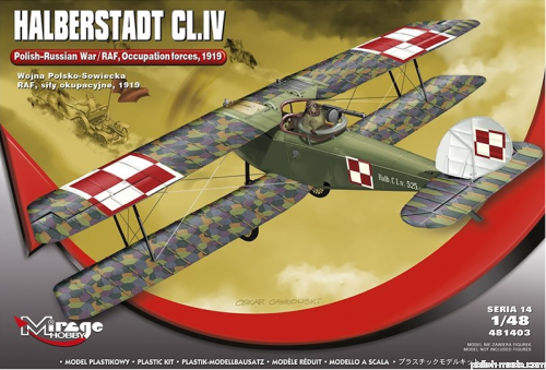 HALBERSTADT CL.IV Wojna Polsko-Sowiecka - 1/48