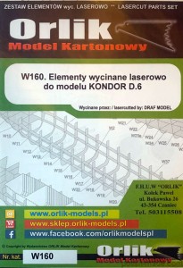 Kondor D.6 - z.laser - 160W - 1/33