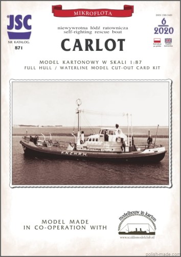JSC-871 - CARLOT łódź ratownicza - 1/87(H0)