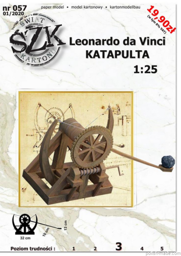 Katapulta projektu Leonarda da Vinci - 057 - 1/25