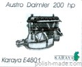 Austro Daimler 200 hp silnik - 1/48
