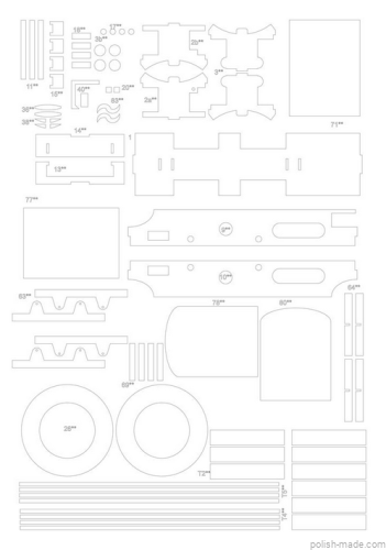 Lokomotywa bezogniowa ATLAS wręgi - W-059 - 1/25