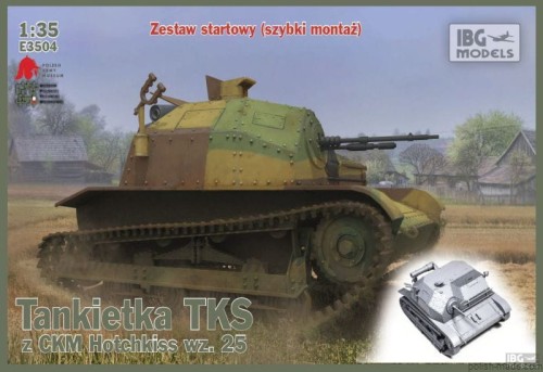Tankietka TKS z km - Zestaw Start. - 1/35